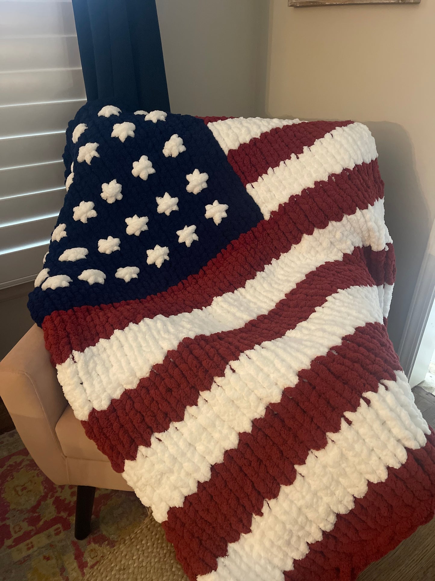 American Flag blanket